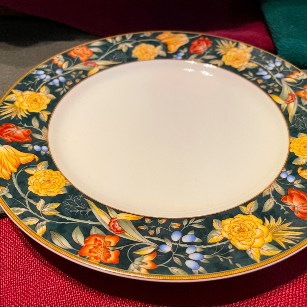 8.5 Inch Mikasa Salad Plate In Meadow Vista Pattern